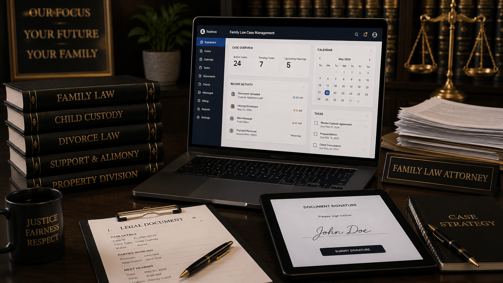 Modern legal technology tools used by family law firms