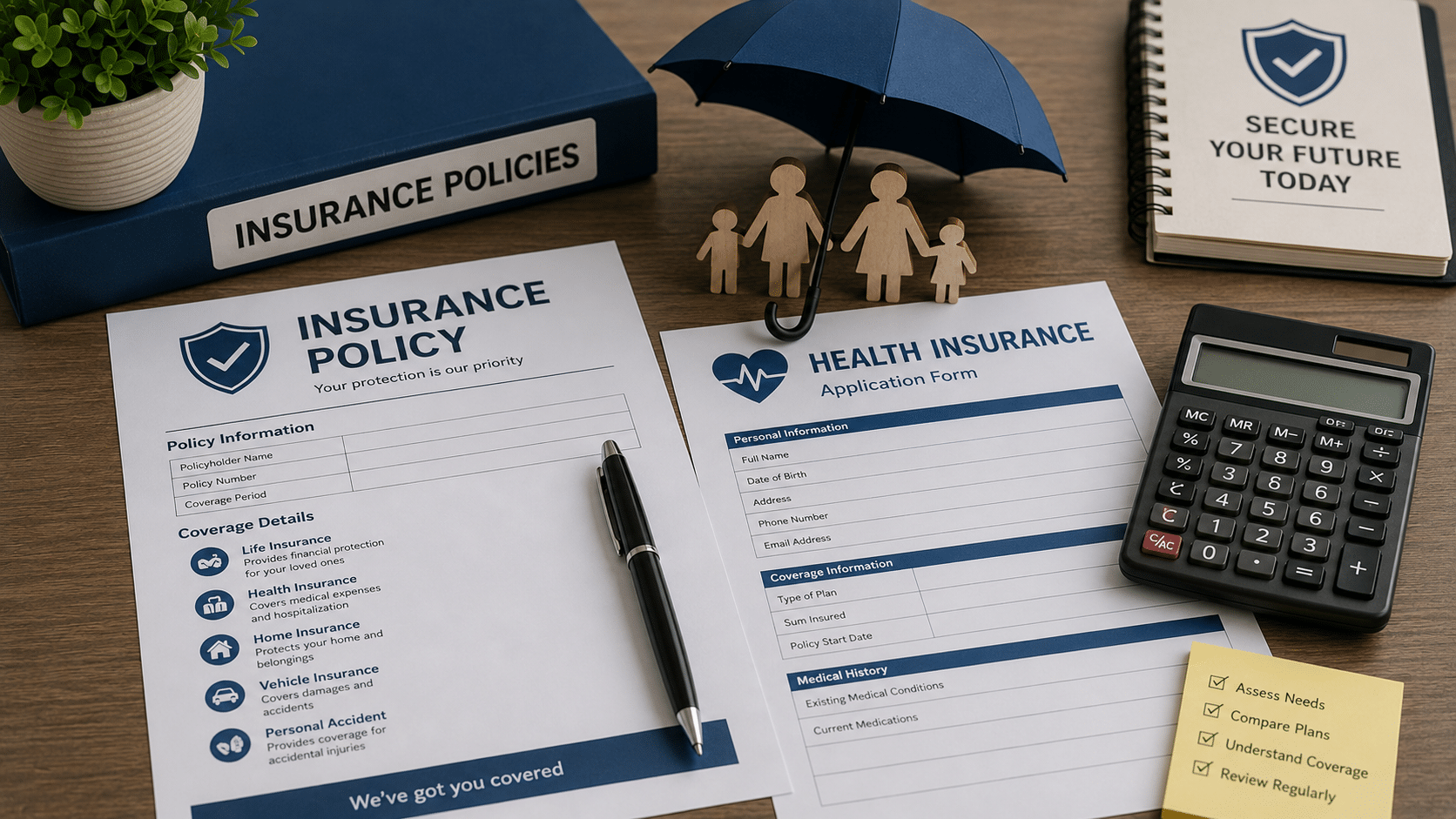 Insurance policies and financial protection documents